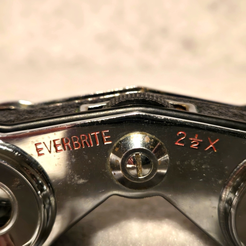 VTG Japan Selsi Everbrite Retractable Opera Glasses/Pocket Binoculars, Stamped - Picture 7 of 8